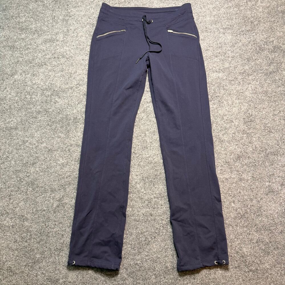 Athleta Metro Slouch Women’s Navy Zip Pocket Drawstring Hem Size Small